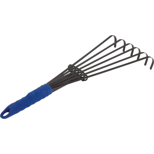 Best Garden 7 In. Steel Fan Hand Whisk Garden Rake (6-Tine)