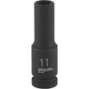 Channellock 1/2 In. Drive 11 mm 6-Point Deep Metric Impact Socket
