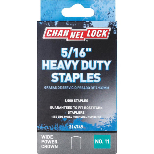 Channellock No. 11 Heavy-Duty Wide Power Crown Staple, 5/16 In. (1000-Pack)
