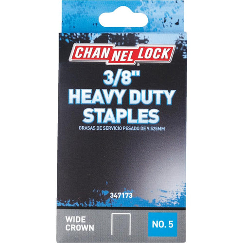 Channellock No. 5 Heavy-Duty Wide Crown Staple, 3/8 In. (1000-Pack)