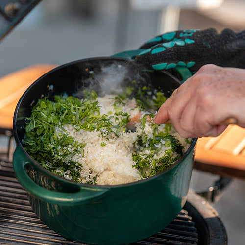 Big Green Egg Enameled Cast Iron Dutch Oven (Oval - 117670)