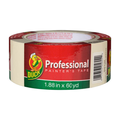 Duck® Brand Professional Painter's Tape - Beige, 1.88 in. x 60 yard (1.88 x 60 yard, Beige)