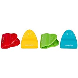 Bag Clip Set, Assorted Colors, 4-Pc.