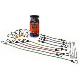 Bungee Cords, Assorted Colors, 20-Pc.