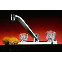 LDR Industries Double Handle Kitchen Faucet With Handle (2 Handle)