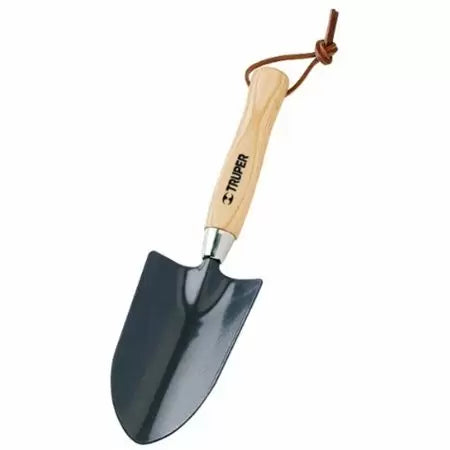 Truper Floral Garden Tool Trowel, Ash Handle, 6-Inch