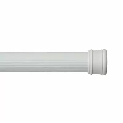 Kenney Manufacturing Fashion Tension Shower Rod White (36