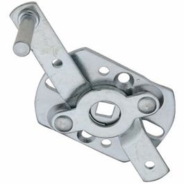 Garage Door Swivel Lock, Square Shaft, Chrome, 5/16-In.