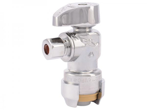 SharkBite Brass Push Angle Stop (1/2 in. x 1/4 in. Compression)