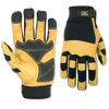 Custom Leathercraft Top Grain Goatskin With Reinforced Palm Gloves X-Large (X-Large)