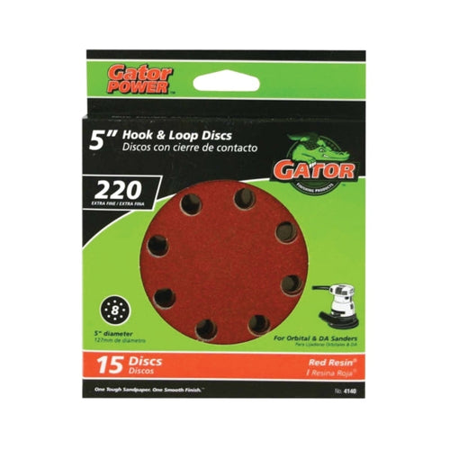 Gator 5 random orbit sanding discs 220 Grit