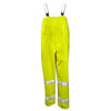 High-Visibility Overalls, Lime Yellow PVC On Polyester, Large