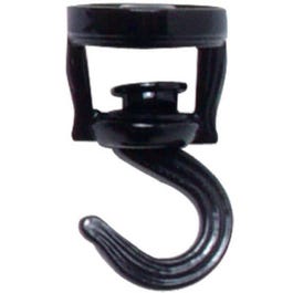 Ceiling Hook, Swivel, Black