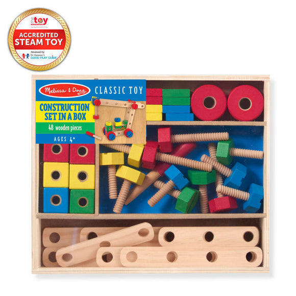 Melissa & Doug Construction Building Set in a Box