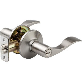 MasterLock WL0115 Entry Lock, Wave ~ Satin Nickel - K4