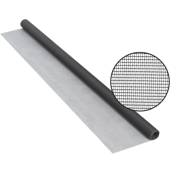 Phifer 30 In. x 84 In. Charcoal Fiberglass Screen Cloth Ready Rolls