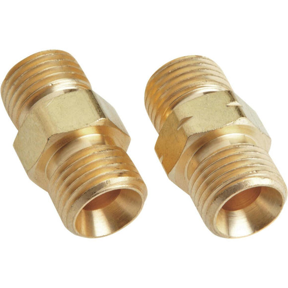 Forney 9/16 In.-18 Thread B Hose Coupler, (2-Pack)