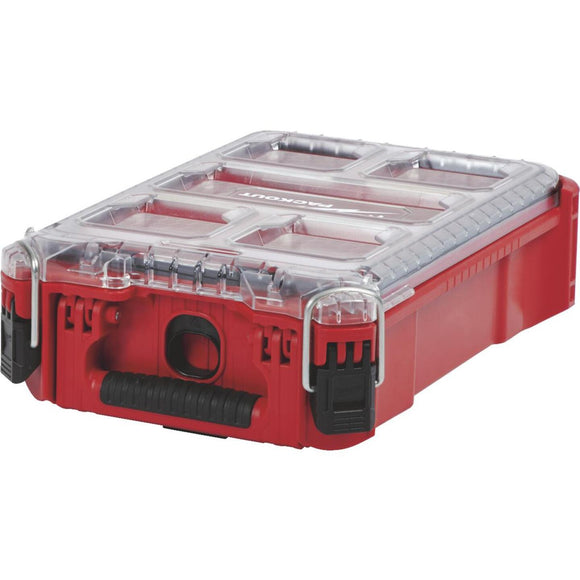 Milwaukee PACKOUT 9.75 In. W x 4.50 In. H x 15.25 In. L Compact Small Parts Organizer with 5 Bins