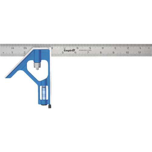 Empire True Blue 12 In. English Heavy-Duty Professional Combination Square