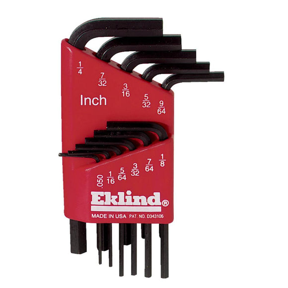 Eklind Short Arm Hex Key Set, 11-Piece