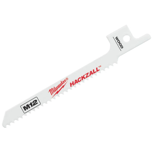 Milwaukee Hackzall 3-1/2 In. 8 TPI Wood Mini Reciprocating Saw Blade (5-Pack)