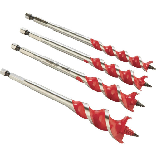 Milwaukee SPEED FEED 4-Piece Auger Bit Set