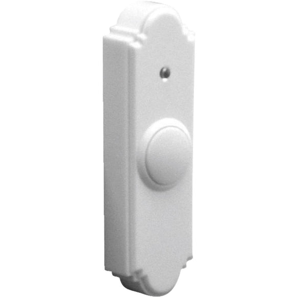 IQ America Wireless White Slimline Doorbell Push-Button
