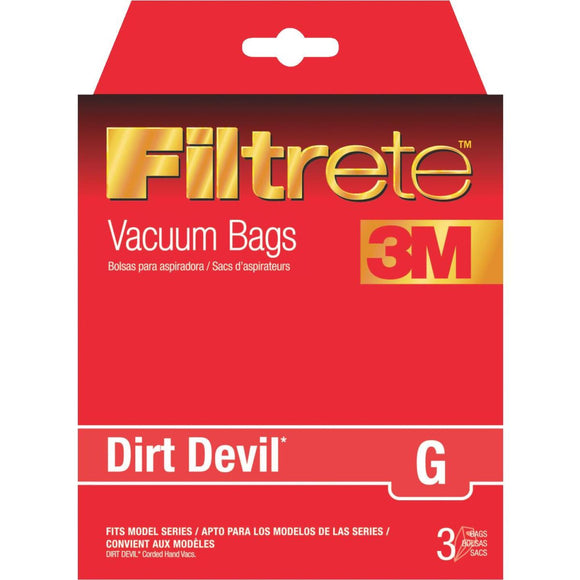 3M Filtrete Dirt Devil Type G Micro Allergen Vacuum Bag (3-Pack)