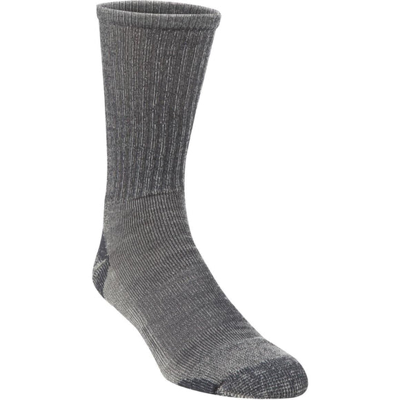 Hiwassee Trading Company Large Charcoal Lightweight Hiking Crew Sock