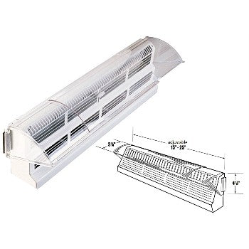 Deflect-O 53 Heat Deflector ~ White