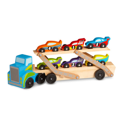 Melissa & Doug Mega Race-Car Carrier