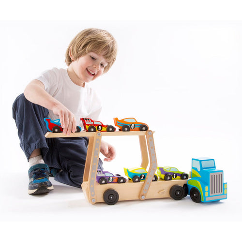 Melissa & Doug Mega Race-Car Carrier