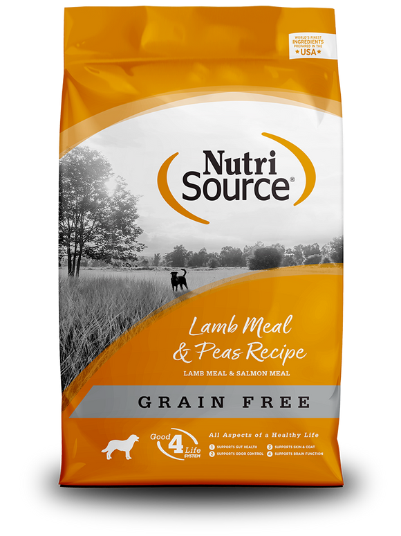NutriSource® Grain Free Lamb Meal & Peas Recipe (26 lb)