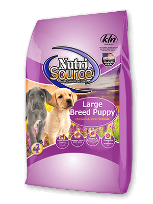 NutriSource® Large Breed Grain Inclusive Puppy Recipe with Chicken & Rice Dry Dog Food (26 Lb)