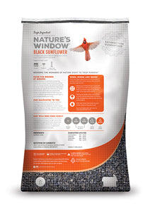 Nature's Window Black Sunflower Bird Seed Single Ingredient Wild Bird Food