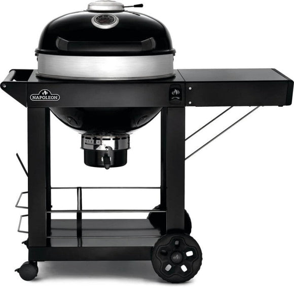 Napoleon PRO Charcoal Kettle Grill with Cart Black (22-inch Diameter)