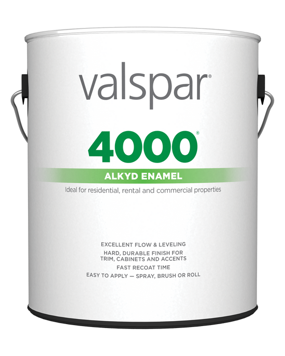 Valspar® 4000™ Alkyd Enamel 1 Gallon Aluminum Enamel (1 Gallon, Aluminum Enamel)