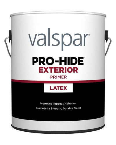 Valspar® Pro-Hide® Exterior Latex Primer 1 Gallon White (1 Gallon, White)