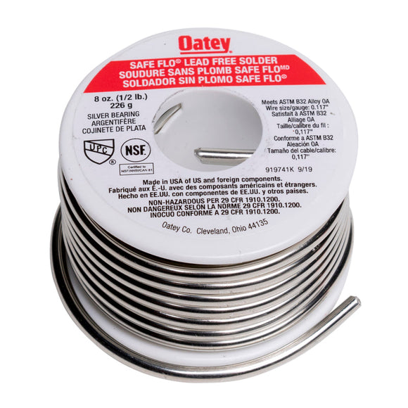 Oatey® 1/2 lb. Safe-Flo® Silver Wire Solder