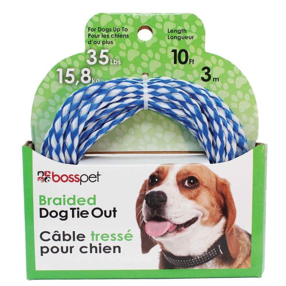 Boss Petedge  Poly Rope Tie-Out 10ft (10')