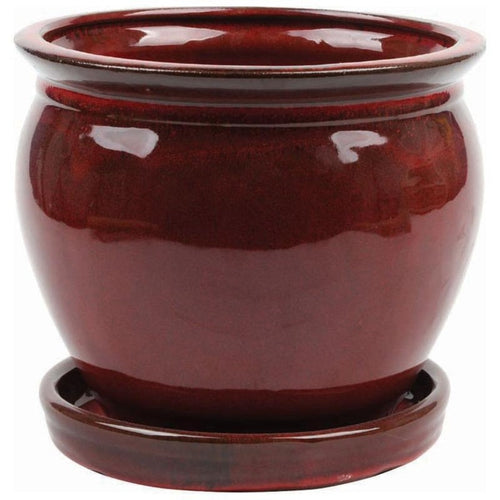 CLAYWORKS WISTERIA PLANTER (6 INCH, RED)